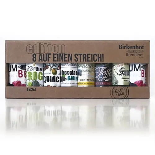 Likör BIRKENHOF Tasting Set 8 x 20 ml