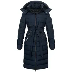 Geographical Norway Steppjacke Damen Winter Jacke Mantel Parka Steppjacke Steppmantel Wintermantel blau 3XL (46)