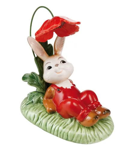 Goebel Schattiges Plätzchen Neuheit 2020 Ostern Hase unter Mohnblüte 66844611