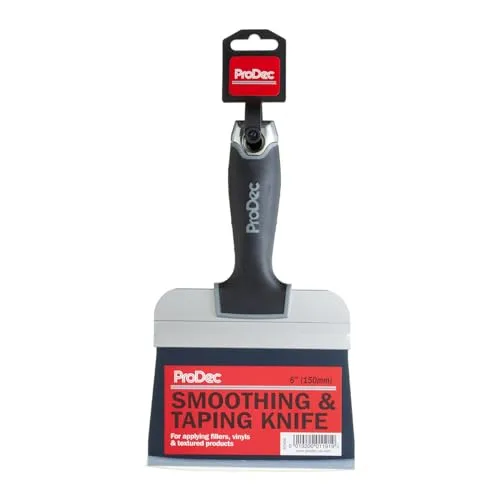 ProDec 150-mm-Klebemesser aus Kohlenstoffstahl zum Kleben und Füllen von Gipskartonplatten/Trockenbauwänden