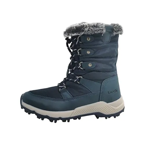 Lurchi Schneestiefel Alana-TEX in Navy, Größe 38 - Wanderschuhe, warm gefüttert und ideal für kalte Wintertage