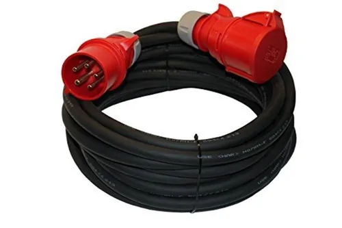 CEE Verlängerung 32A - 20m H07RN-F, IP44 Schutz - Ladegeräte - Robustes 5G2,5mm² Verlängerungskabel mit IP44 Schutz, ideal für Baustellen und Außenbereich, flexibel und langlebig mit hochwertigen PCE Steckverbindern.