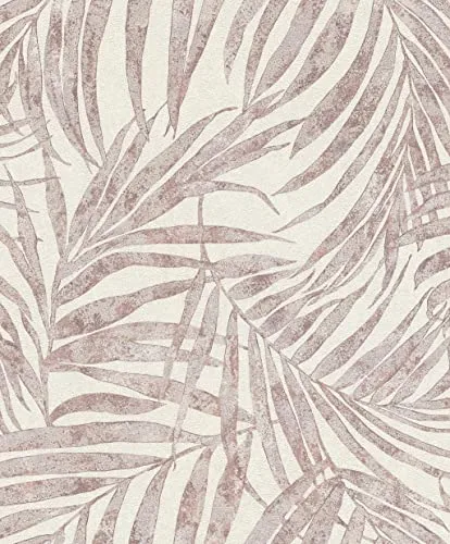 Rasch Tapeten Vliestapete (Botanical) Rosa 10,05 m x 0,53 m Linares 617436