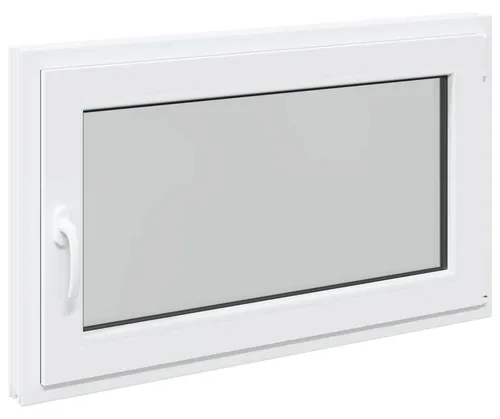 vidaXL Kellerfenster RISOR Weiß 100 x 50 cm - Modernes Untergeschossfenster aus robustem PVC und Glas. Es bringt Licht und Stil in Ihr Zuhause und ist ideal für Untergeschosse. Einfach zu bedienen mit Kipp- und Drehmechanismus.