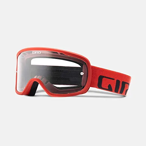 Giro Tempo Sportbrille (Größe One Size, rot) - Sportbrille für Mountainbiker, bietet verzerrungsfreie Optik für maximales Tempo und optimale Sicht bei jeder Fahrt.