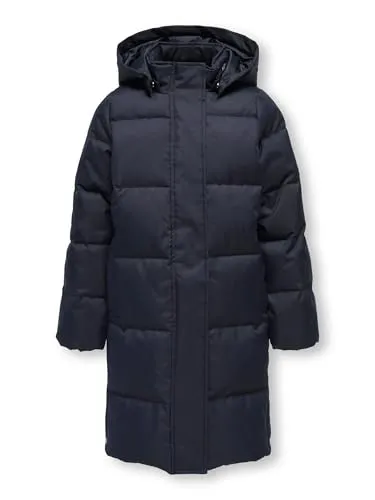 KIDS ONLY Steppmantel KOGIRENE PUFFER COAT OTW - nachhaltig, modisch und wärmend in blau 158