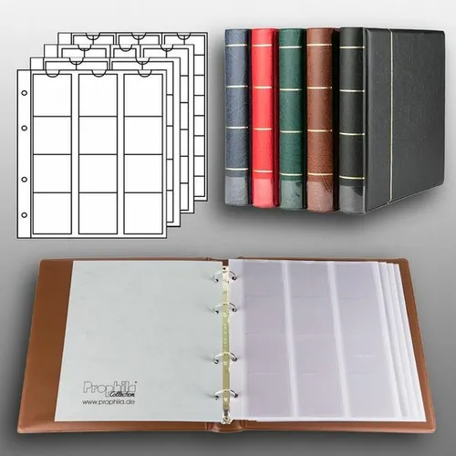 Prophila Collection Münz-Album für 110 Münzen