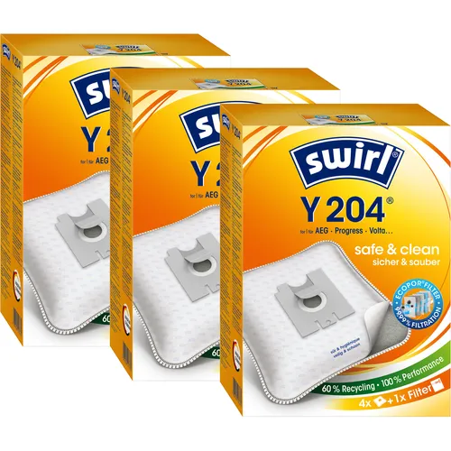 Produktbild SWIRL Staubsaugerbeutel Y 204 EcoPor® für AEG, Progress, Volta