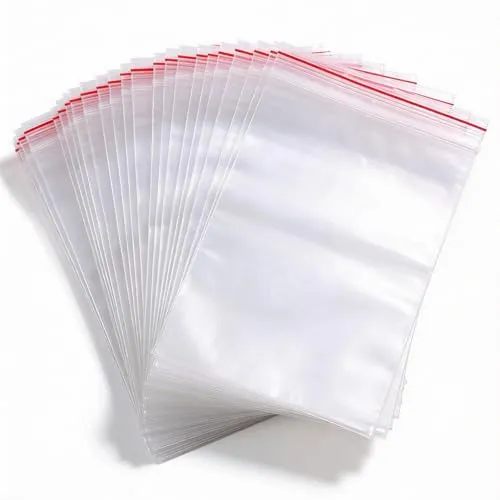 Stück Druckverschlussbeutel (Zip-Verschluss) – Transparent & Wiederverwendbar | Ideal für Labor, Versand & Kleinteile uvm. | 10 x 15 cm (50 my) 100