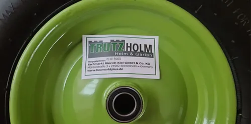 Schubkarrenrad Luftrad 4.80/4.00-8 mit Metallfelge - Räder: Robustes Schubkarrenrad mit hoher Tragfähigkeit von 200 kg, ideal für schwere Lasten und vielseitigen Einsatz.