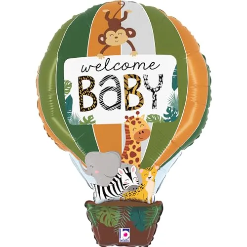 Shape Folienballon Dschungel Tiere 