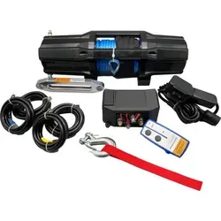 Berger & Schröter Elektrische Profi Seilwinde 12V mit 2727 kg Zugkraft