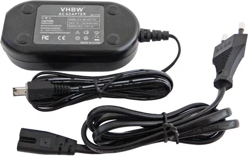 vhbw Netzteil kompatibel mit JVC GR-D72US, GR-D73, GR-D73U, GR-D73US, GR-D74, GR-D74U, GR-D74US, GR-D93, GR-D93U, GR-D72U Kamera, Digitalkamera, 2m