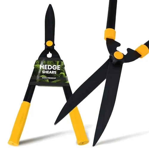 Instalguru Hand Heckenschere Gartenschere 550x210 mm Baumschere Strauchschere Astschere Grasschere Schere Hecken Büschen GartenpflanzenStahl Präzisionsschliff