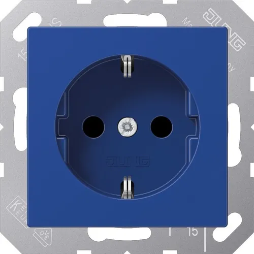 Jung SCHUKO-Steckdose 16A 250V A 1520 BF BL Steckdosen A1520BFBL