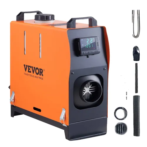 Diesel-Autoheizung 5/8KW mit LCD-Schalter und Schalldämpfer
