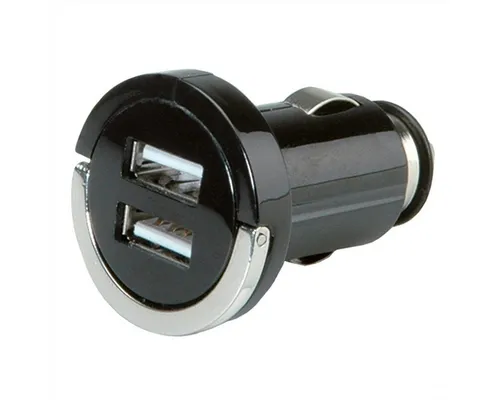 VALUE USB Charger mit KFZ-Stecker, 2 Port, 10W Stromadapter