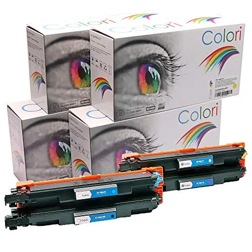 Set 4x alternativ Toner für Brother TN-243 TN-247 für DCP-L3510CDW DCP-L3517CDW DCP-L3550CDW HL-L3210CW HL-L3230CDW HL-L3270CDW HL-L3280CDW MFC-L3710CW MFC-L3730CDN MFC-L3740CDN von Colori