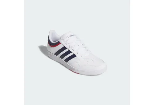 adidas Sportswear HOOPS 4.0 SCHUH Sneaker - Stylischer Sneaker in Cloud White mit Schnürsenkeln, ideal für den Alltag und sportliche Aktivitäten.