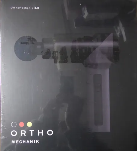 OrthoMechanik 3.0 | Massagepistole mit App | OrthoGun - Massagegeräte mit App-Steuerung, bietet 6 Stunden Massagezeit und 7 verschiedene Köpfe für gezielte Schmerzlinderung.