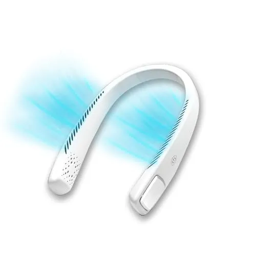 Produktbild LIVINGTON Cool2Go Nackenventilator – Tragbarer Ventilator mit 3 Geschwindigkeitsstufen