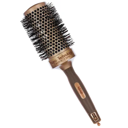 Ponik's Rundbürste Gold 53mm DS453 – Ventiliert, Stylingbürste für Haare