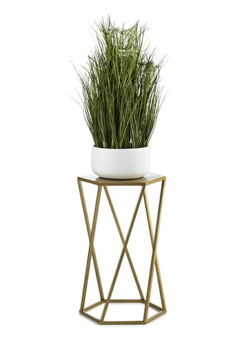 Goldener Blumenständer für Pflanzen, 40 cm in gold von HowHomely