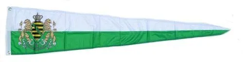 Langwimpel Königreich Sachsen 30 x 150 cm Fahne Flagge
