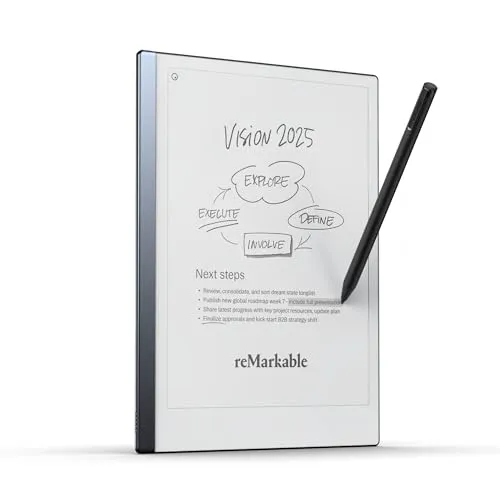 reMarkable 2 Bundle | 10,3 Zoll reMarkable 2 Papier-Tablet und Marker Plus Pen mit integriertem Radiergummi