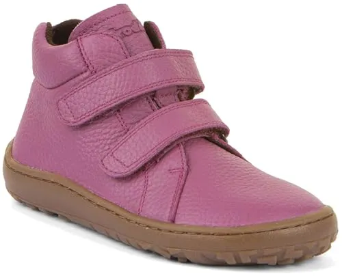Froddo Barefoot Autumn Fuxia Größe EU 25 - Stiefel für Jungen mit Obermaterial aus Textil für ein angenehmes Barfußgefühl und extra flexibler Laufsohle - perfekt für die Freizeit!