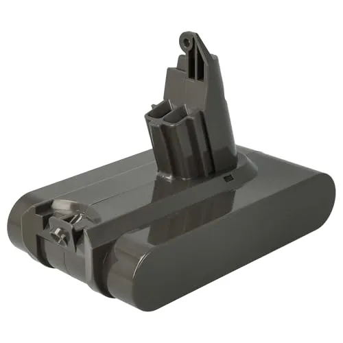 vhbw 1x Akku kompatibel mit Dyson V6 Top Dog, V6 Total Clean, V6 Slim, V6 Motorhead Pro Exclusive Staubsauger Grau (4000 mAh, 21,6 V, Li-Ion)