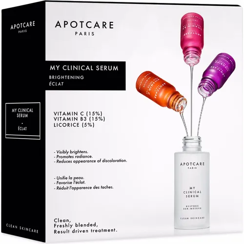 Mein klinisches Serum-Set: Vitamin C Aufhellendes Serum - Sonstige Gesichtspflegeartikel mit 3 hochwertigen Seren: Aufhellendes Vitamin C Serum, Anti-Rötungs Vitamin B3 Serum und alkoholfreies Lakritzserum für strahlende Haut.