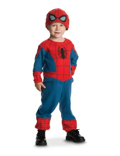 Rubie ́s Spiderman-Kostüm für Kleinkinder - Kostüm für Kleinkinder, aus weichem Fleece, ideal für Fasching und Karneval, sorgt für strahlende Augen bei kleinen Superhelden!