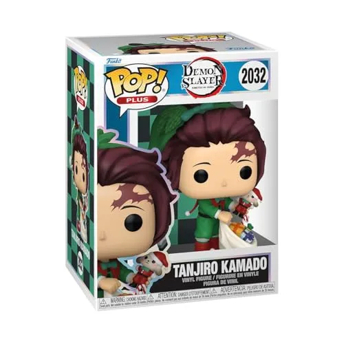 Funko Pop! Plus: Demon Slayer - Tanjiro Kamado (Holidays)- Vinyl-Sammelfigur - Geschenkidee - Offizielle Handelswaren - Anime Fans - Modellfigur Für Sammler