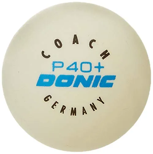 Donic P40+ Coach ** Box 6 Stück, weiß