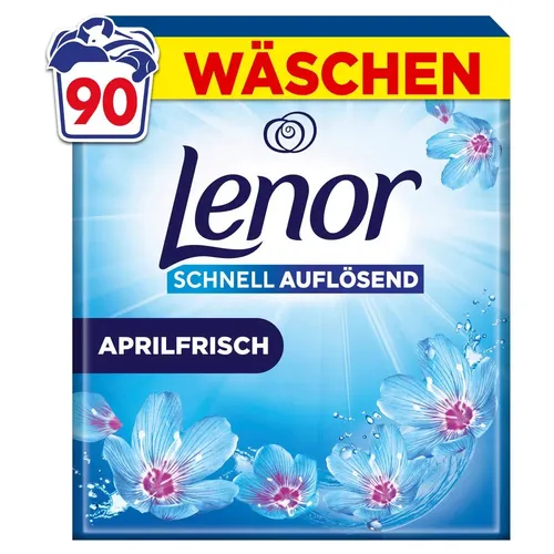 Lenor WM Pulver Aprilfrisch 4.5KG Waschmittel 90 WL von Lenor