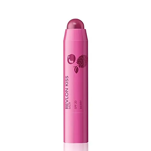 Revlon Kiss Balm, Kiss Tinted Lip Balm, Face Makeup mit Lang anhaltender feuchtigkeitsspendender Formel, SPF 20, mit Natürlichen Fruchtöle, 035 Berry Burst, 2,5 g