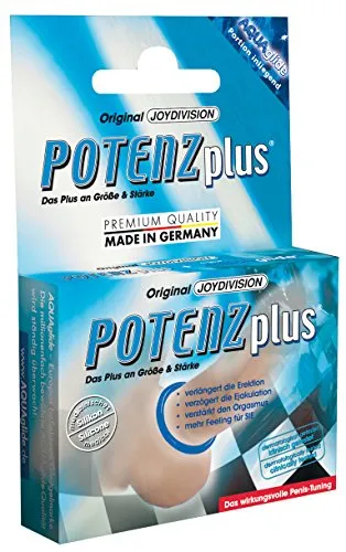 JOYDIVISION POTENZplus Transparent Größe S Penisring aus medizinischem Silikon,Potenzring, Toys