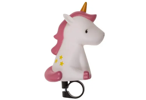 Out of the Blue Fahrradklingel Einhorn Hupe Fahrradklingel Design Fahrrad Klingel für den Lenker, (1-tlg) laute Tröte, universelle Lenker-Montage