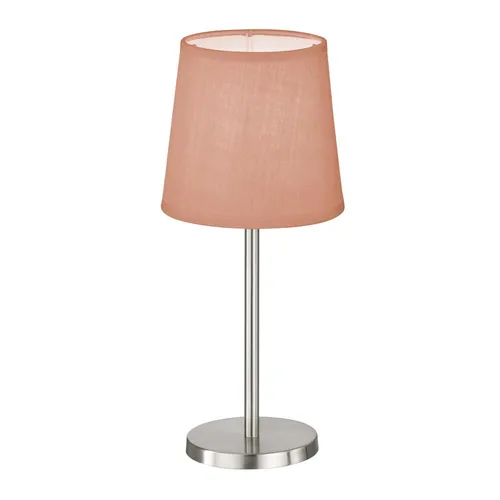 Tischleuchte Beistelllampe Nachttischlampe Schreibtischlampe Rose Chrom H 30 cm