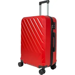 My Travel Bag 1010 XL Reisekoffer Rot - Koffer aus robustem ABS mit 360° Rollen-System für müheloses Reisen. Inklusive Sicherheits-Zahlenschloss und kluger Innenaufteilung für optimalen Stauraum.