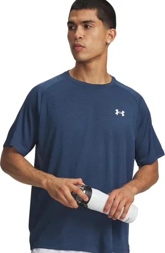 UNDER ARMOUR Herren Shirt UA TECH TEXTURED SS - Das UA Tech Shirt von UNDER ARMOUR bietet optimalen Tragekomfort mit dehnbarem Material, das Feuchtigkeit ableitet und schnell trocknet. Ideal für sportliche Aktivitäten und den Alltag.