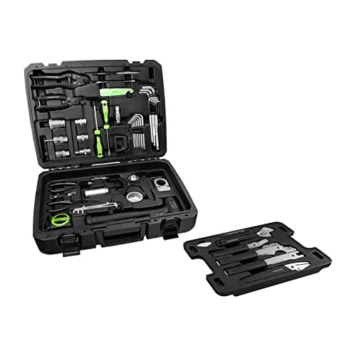 Birzman Studio Tool Box – Unisex Erwachsene - Werkzeugkoffer für Radfahrer mit 37 hochwertigen Werkzeugen. Ideal für Werkstätten und Radsportbegeisterte, kompakt und professionell für alle Reparaturaufgaben.