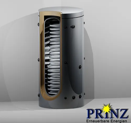 Hygienespeicher 500 Liter schmal mit 1 WT für Solar