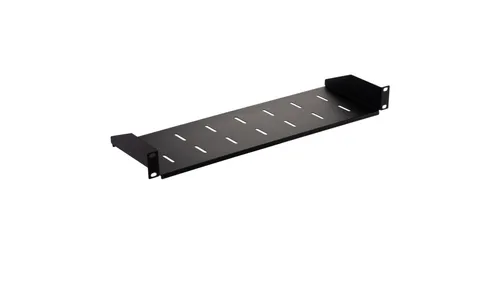 Półka stała do szafy RACK 19 cali 1U 200mm czarna Stalflex Sp. z o 5903351266963