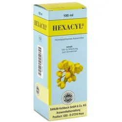 Hexacyl Tropfen - Homöopathische Einzelwirkstoffe, mit 5 mg Berberis vulgaris und 10 mg Lycopodium clavatum für natürliche Linderung