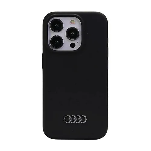 Audi Silicone Case für Apple iPhone 15 Pro Max - Schutzhülle in Schwarz - Taschen & Schutzhüllen, robustes Hardcase mit elegantem Audi-Design, bietet optimalen Schutz für Ihr iPhone 15 Pro Max.