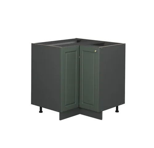 Vicco Eckunterschrank Fame-Line Anthrazit Grün-Gold in grün von Vicco