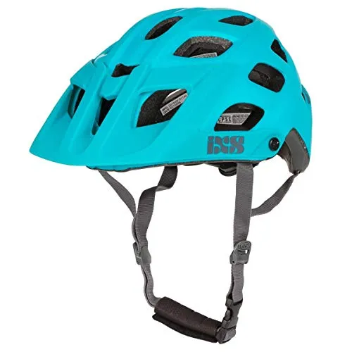 IXS Evo Mountainbike-Helm, Trail/All Mountain, Blau (Lagoon), XL (58-62cm) - Fahrradhelm für Allmountain & Enduro, extrem leicht mit nur 305 g und 22 Belüftungsöffnungen für optimale Kühlung, bietet sicheren Schutz durch Dual In-MOULD-Konstruktion.