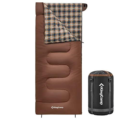 KINGCAMP Deckenschlafsack Snowflake 400 XL von KingCamp